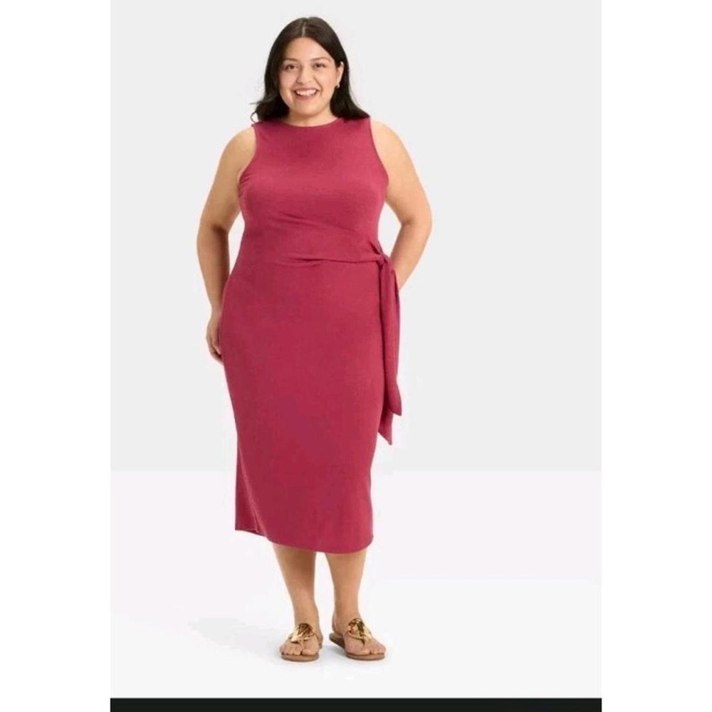 Ava & Viv 2x tie front dress